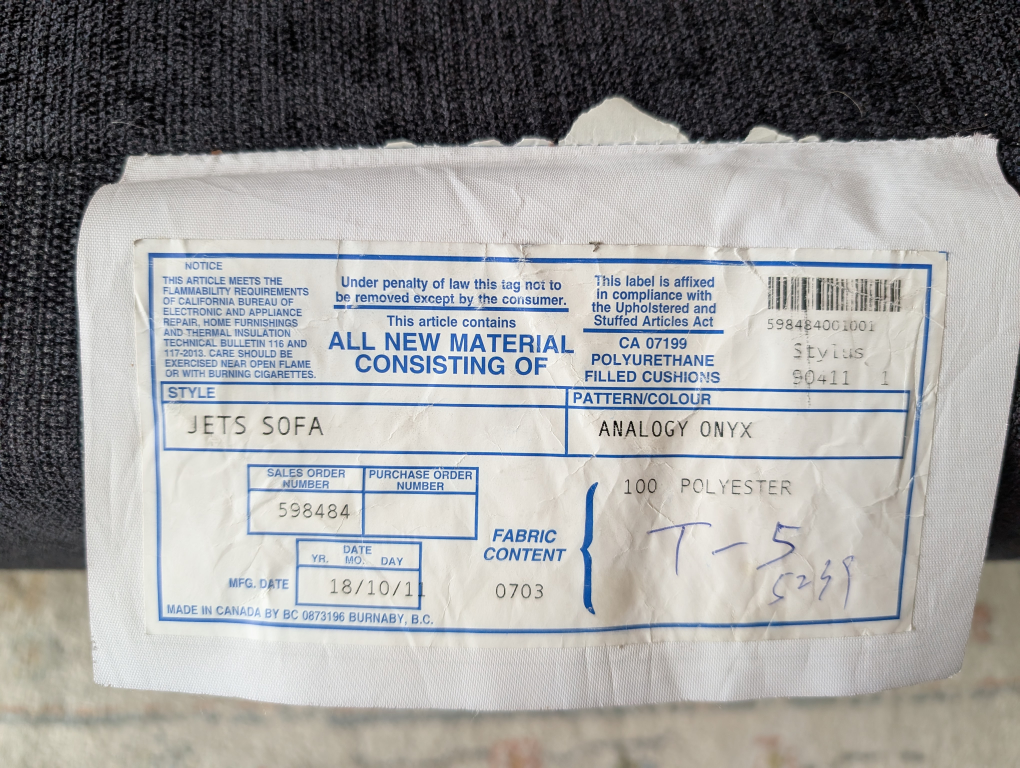 MADE IN CANADA! Mid-century modern sofa - photo 5