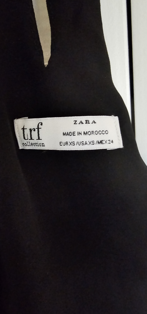 Zara TRF Collection Black Halter Neck Tie-Front Top 🏈🏟️ 🏆 - photo 2
