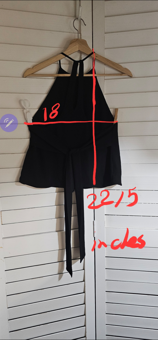 Zara TRF Collection Black Halter Neck Tie-Front Top 🏈🏟️ 🏆 - photo 5