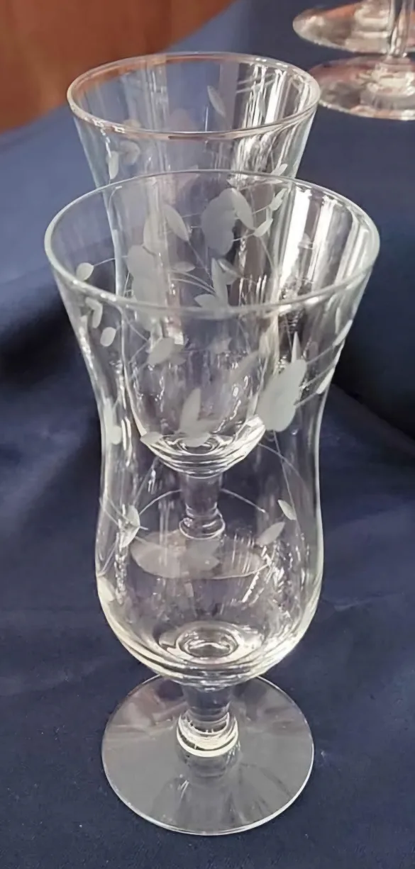 Vintage Princess House Heritage pattern Stemware image indicator(4)