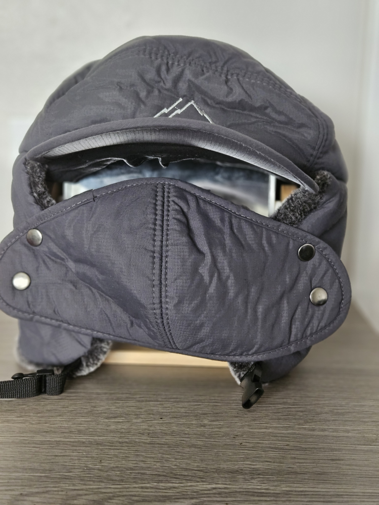 Supplex Winter Trapper Hat with Face Mask