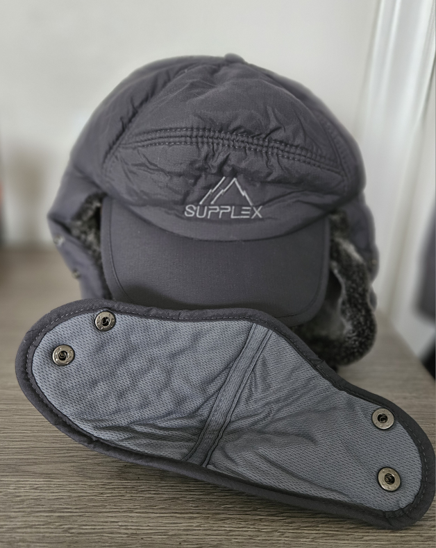 Supplex Winter Trapper Hat with Face Mask - photo 2