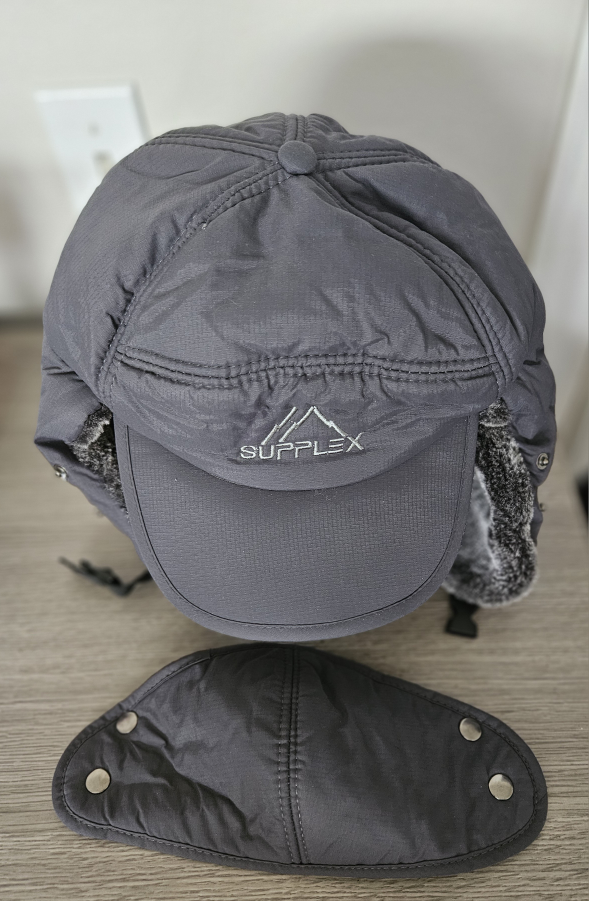 Supplex Winter Trapper Hat with Face Mask - photo 3