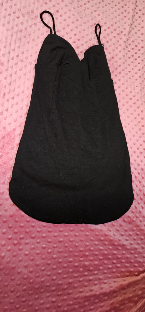 Black Lace-Up Mini Dress Size Small - photo 5