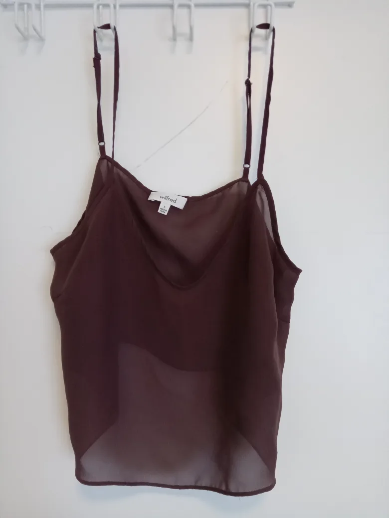 Wilfred Brown Cami Top Size Small thumbnail