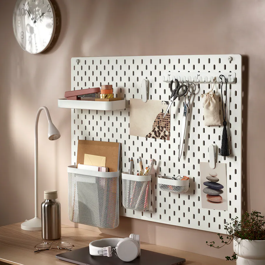 IKEA - Pegboard, white, 76x56 cm (30x22 ") - photo 3