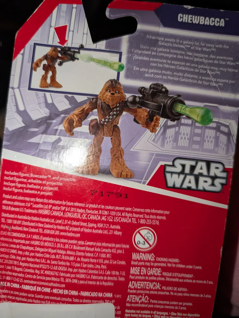 Playskool Star Wars Galactic Heroes Chewbacca Action Figure image indicator(3)