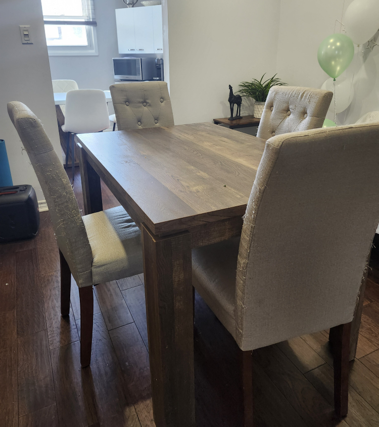 Dining Table Set - 4 Chairs - photo 2