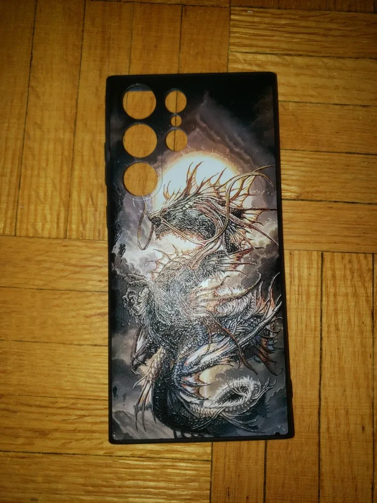 #freecycle Samsung Galaxy S22 Ultra Phone Case - Dragon Design thumbnail