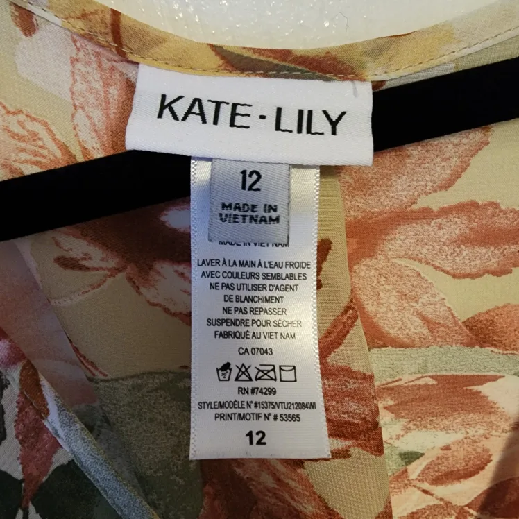 Kate Lily Floral Midi Dress - Size 12 image indicator(2)