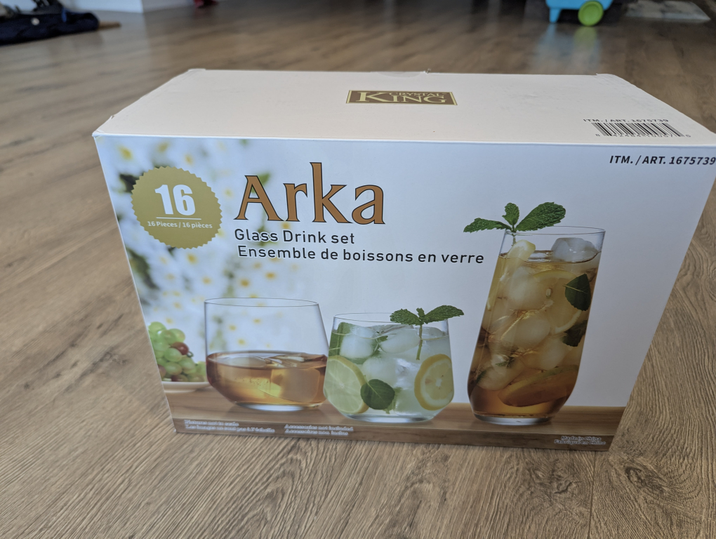 Arka 16-Piece Glass Drink Set - photo 2