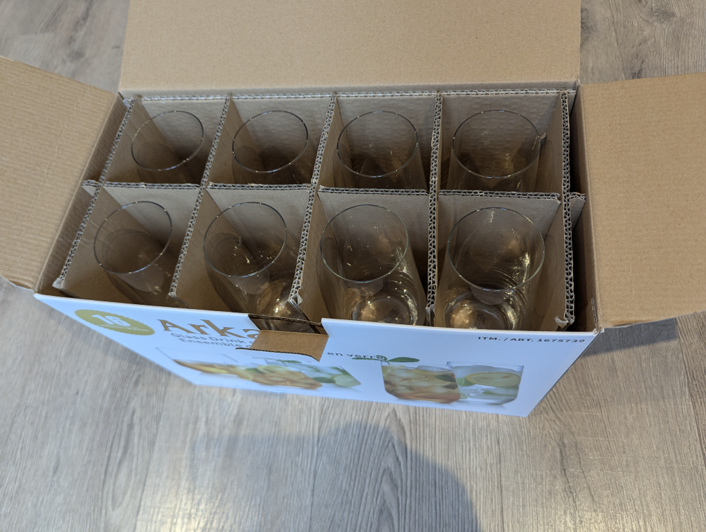 Arka 16-Piece Glass Drink Set - photo 3