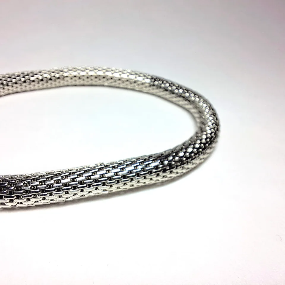 Silver Mesh Mangle Bracelet • #freecycle 🌱 image indicator(2)