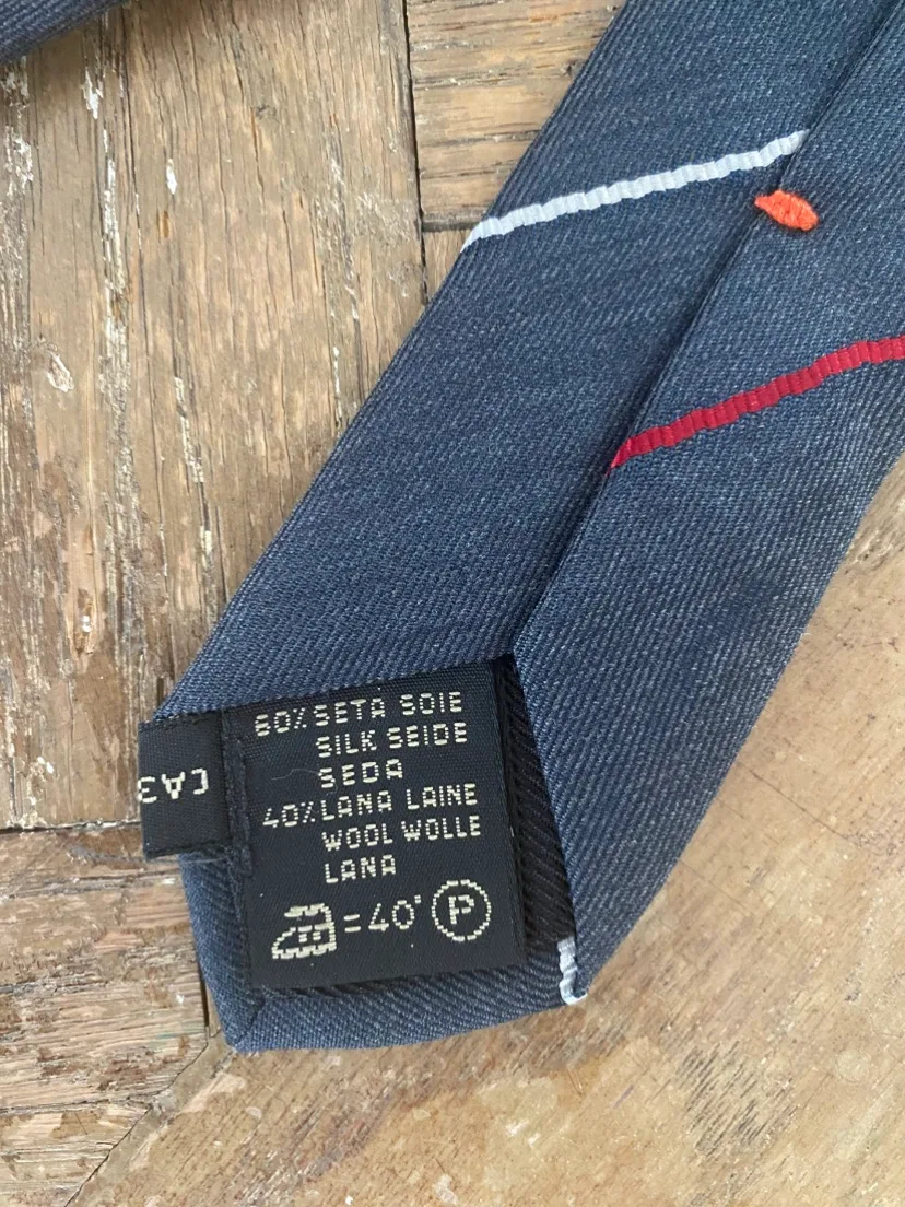 Ermenegildo Zegna Men's Silk & Wool Tie image indicator(3)