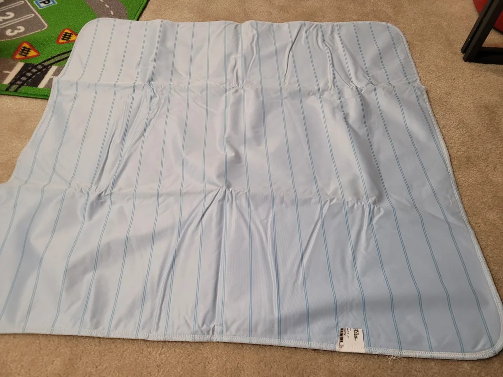 Bed protector,  Changing Mat Pad - Light Blue image indicator(3)