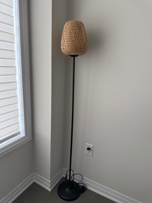 INJAK Bamboo Rattan Floor Lamp - photo 2