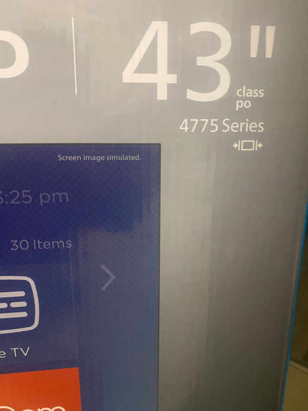Philips 43" 4775 Series Roku TV - Brand New in Box - photo 2