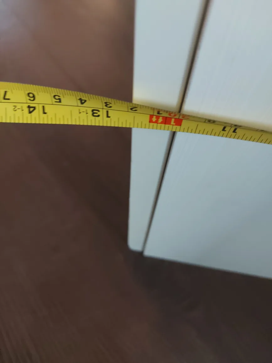 White IKEA Wall Cabinet with Glass Door image indicator(5)