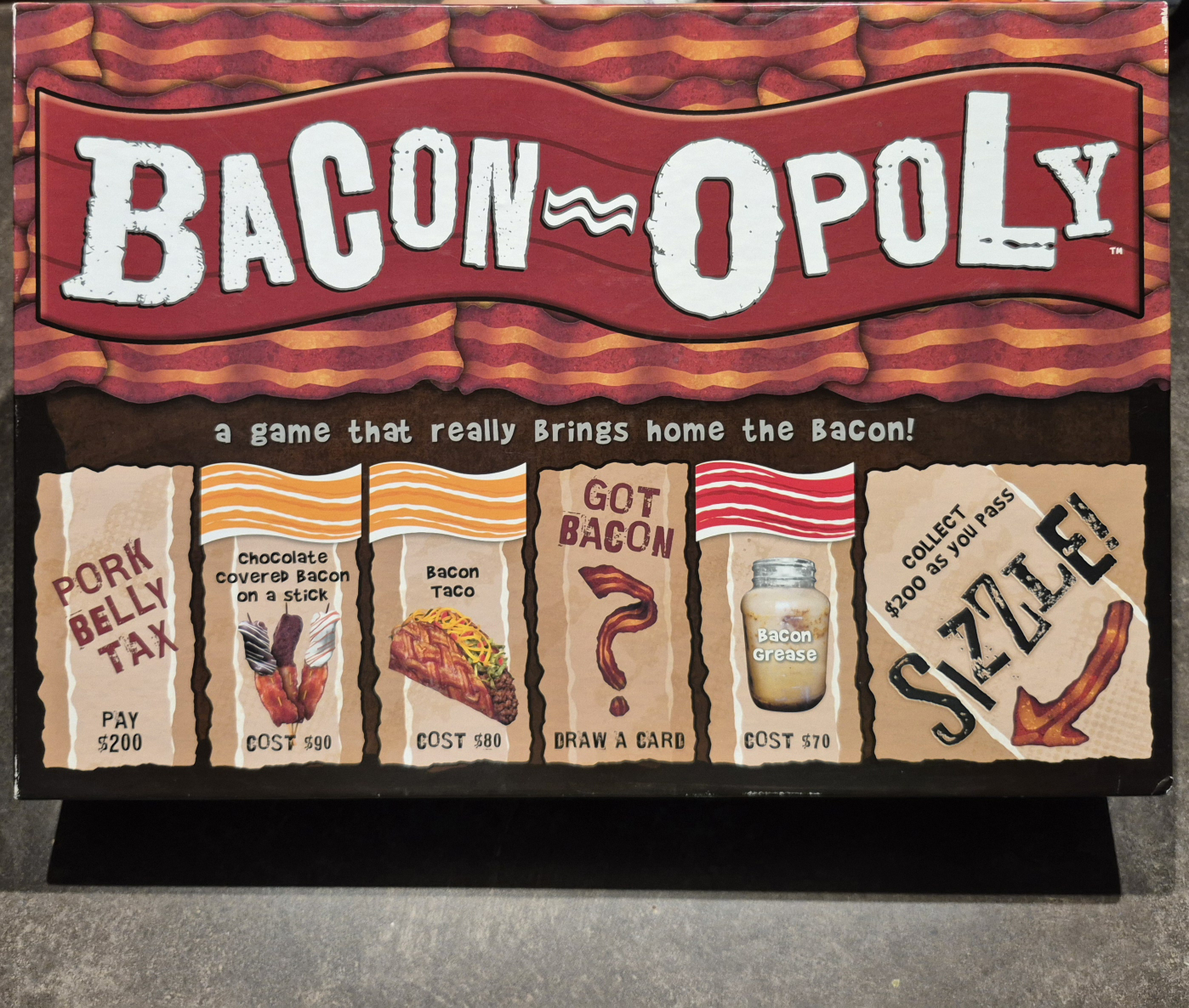 Bacon-opoly Board Game