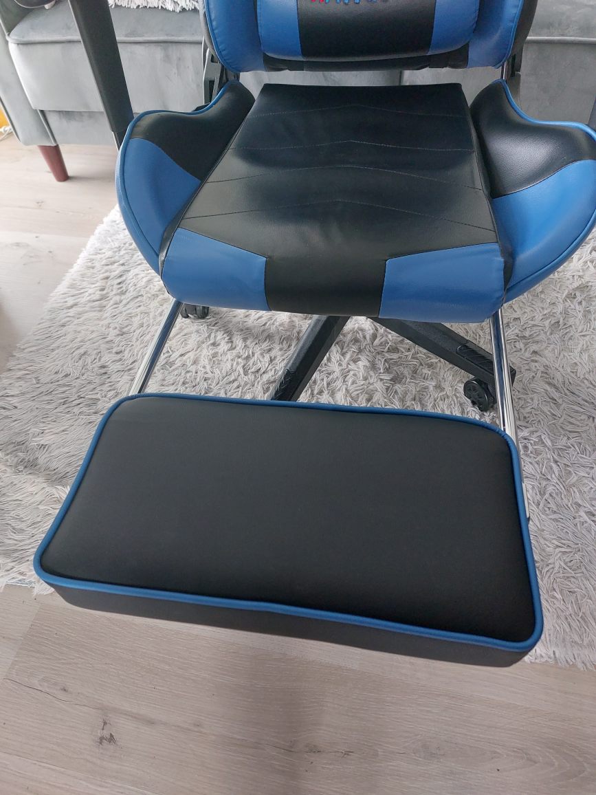 HAWGUAR Gaming Chair - Blue and Black - photo 4