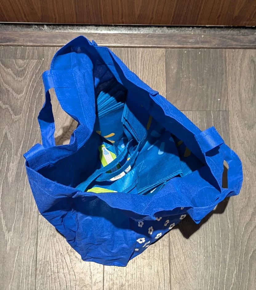 Bulk Reusable Shopping Bags 🏈 thumbnail
