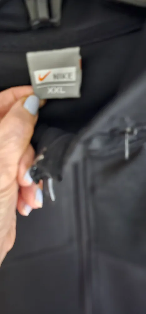 Nike Men's Black Zip-Up Jacket image indicator(6)