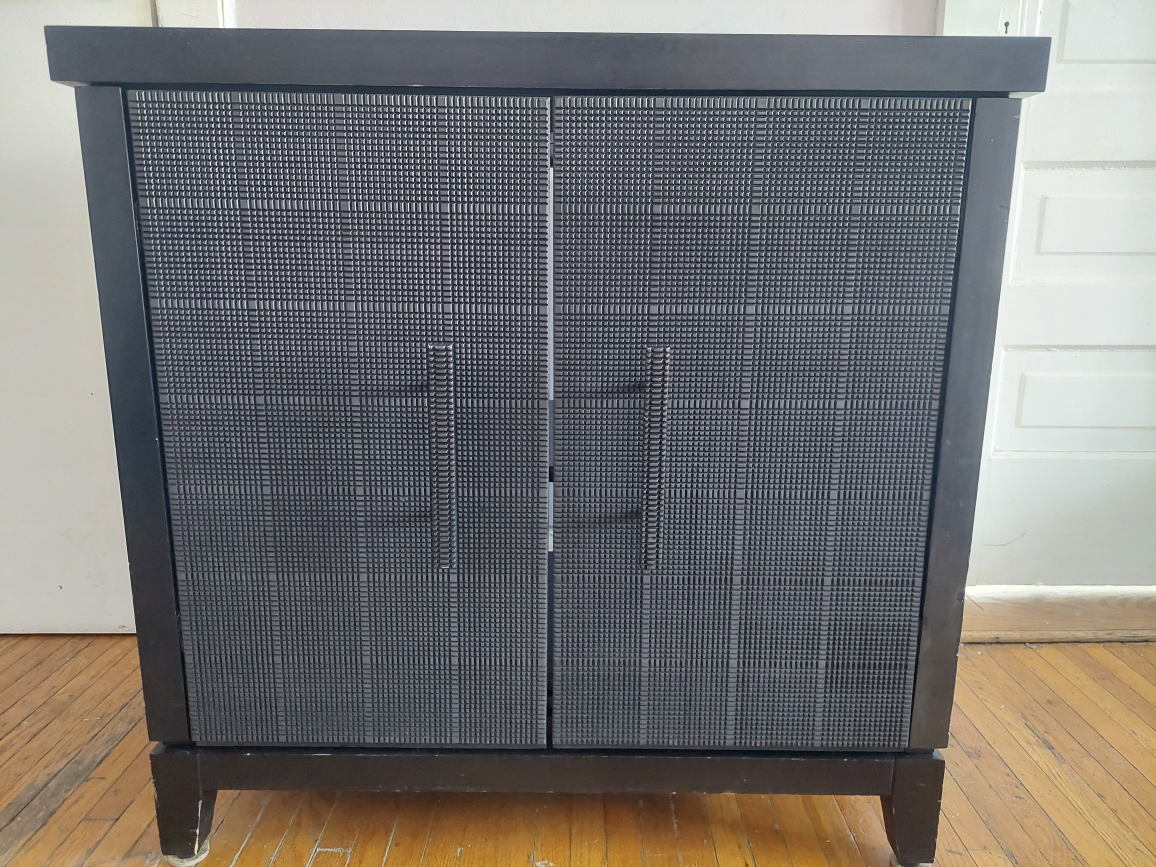 Solid Wood 2-Door Cabinet - Shoe or Media Storage