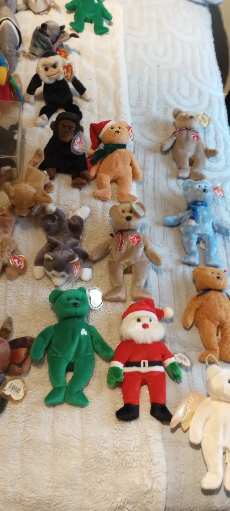 Huge Lot of Ty Beanie Babies Series 4 Original tagsags PE image indicator(3)