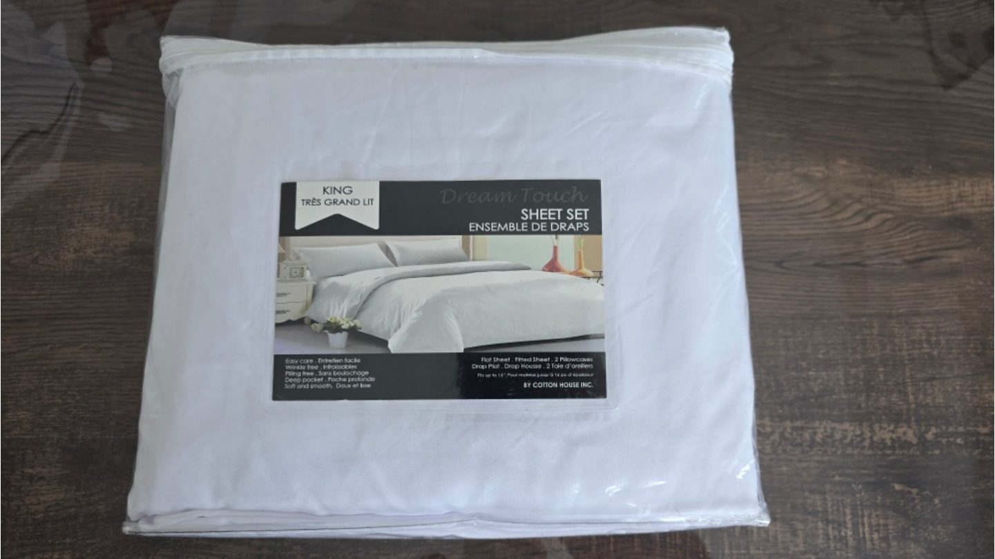 Dream Touch King Sheet Set - White