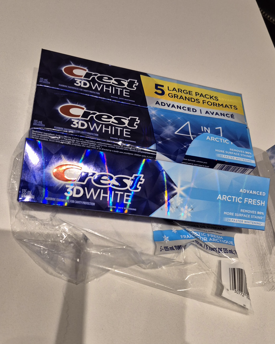 Crest 3D White Arctic Fresh Whitening Toothpaste 3-Pack
