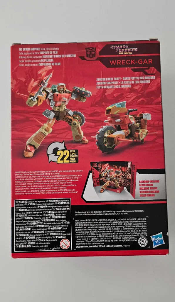 Transformers Studio Series 86 Wreck-Gar Action Figure image indicator(2)