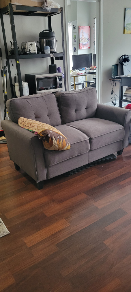 Gray Loveseat - photo 2
