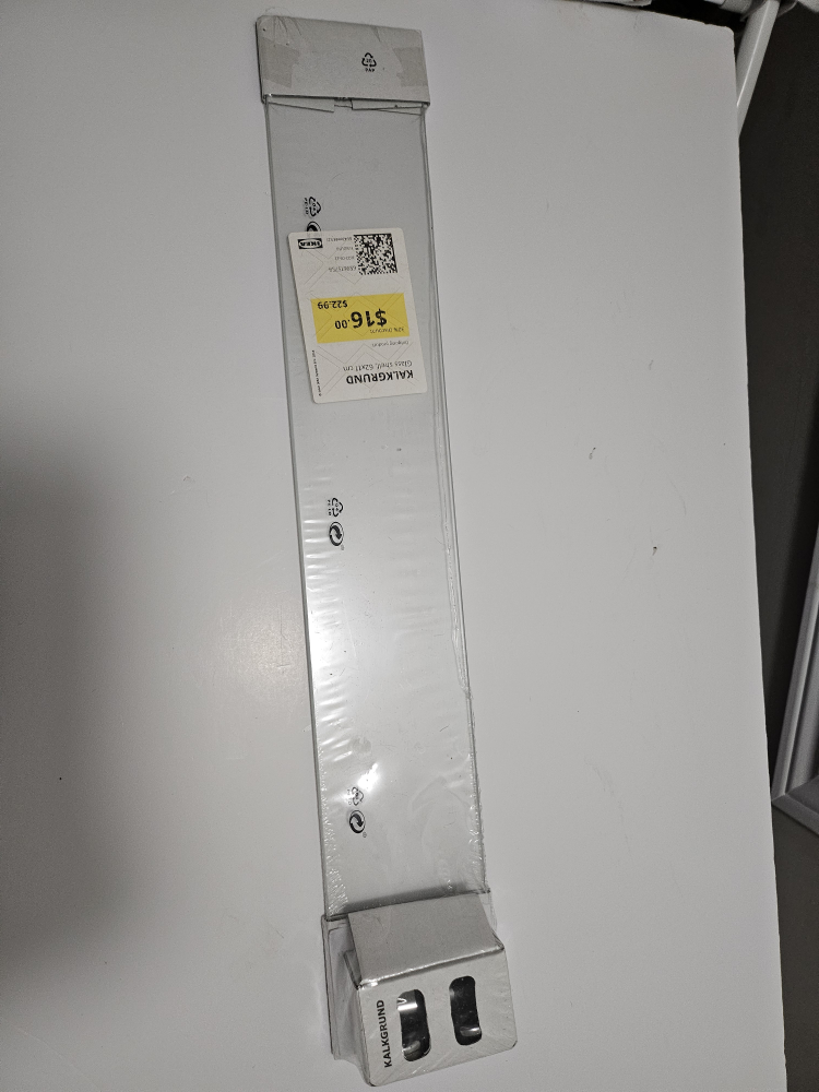 IKEA KALKGRUND Glass Shelf - 62x11 cm - photo 2