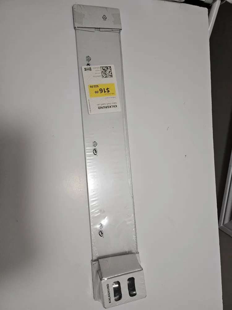 IKEA KALKGRUND Glass Shelf - 62x11 cm image indicator(2)