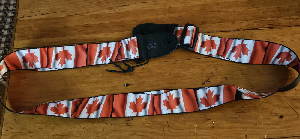 Canadian Flag Guitar Strap