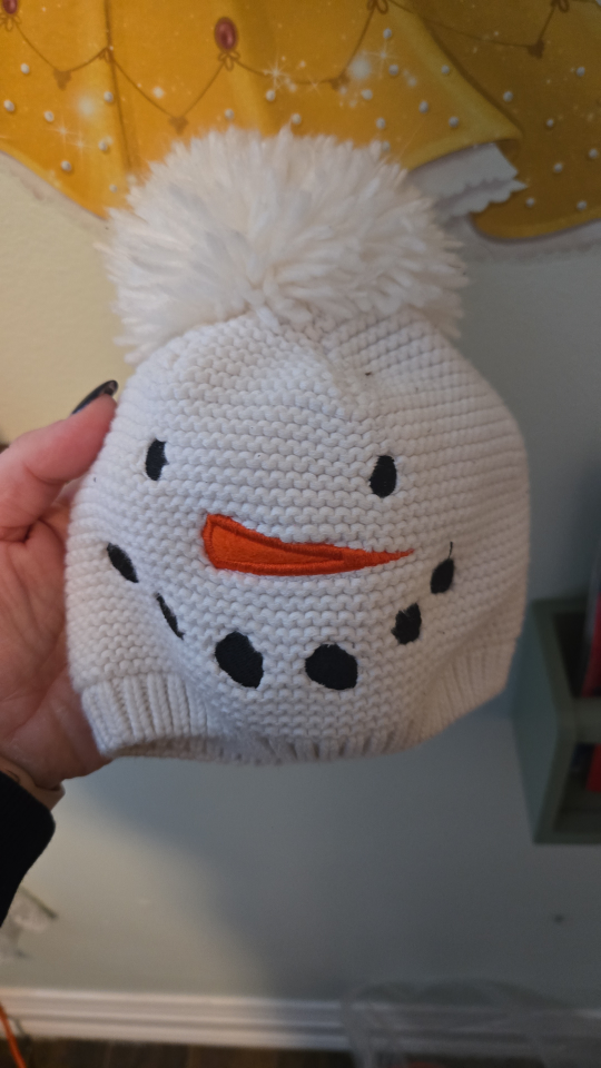 Adorable Snowman Toddler Hat