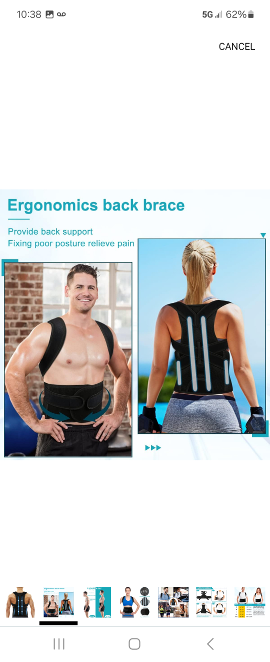 Ergonomic Posture Corrector Back Brace - photo 3