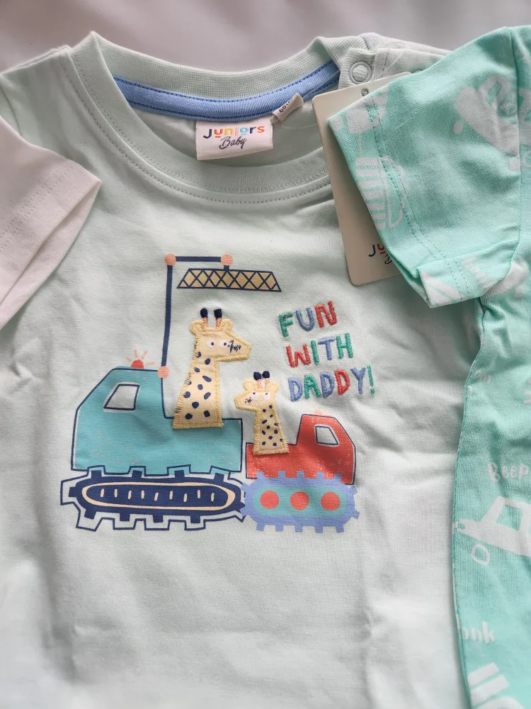 6 Short-Sleeve T-Shirts Size 6-12m image indicator(4)