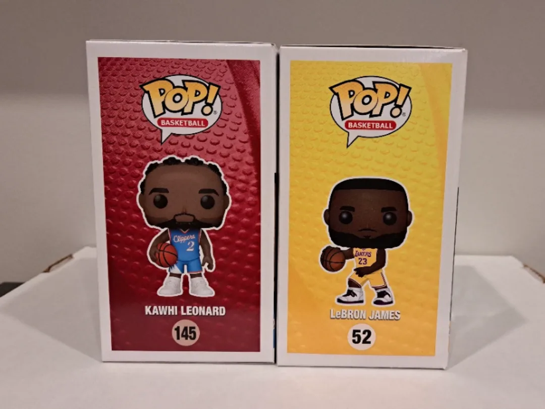 NBA 🏀 Kawhi Leonard 145 & LeBron James 52 Funko Pop! image indicator(4)