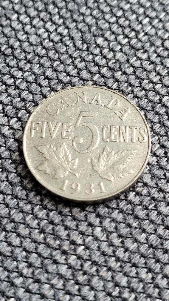 1931 Canadian Five Cent Piece image indicator(2)