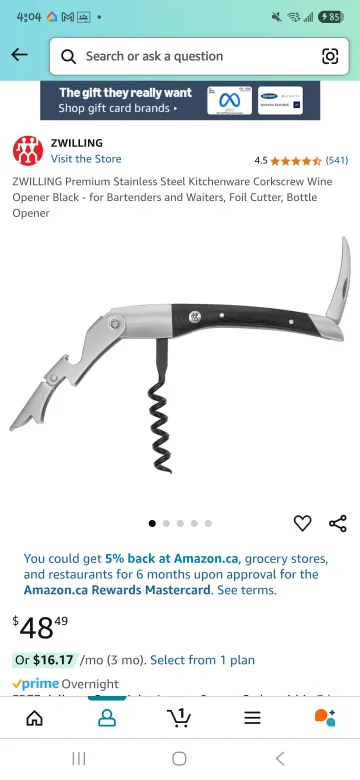 ZWILLING Sommelier Wine Opener