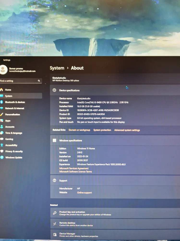 HP PC image indicator(2)