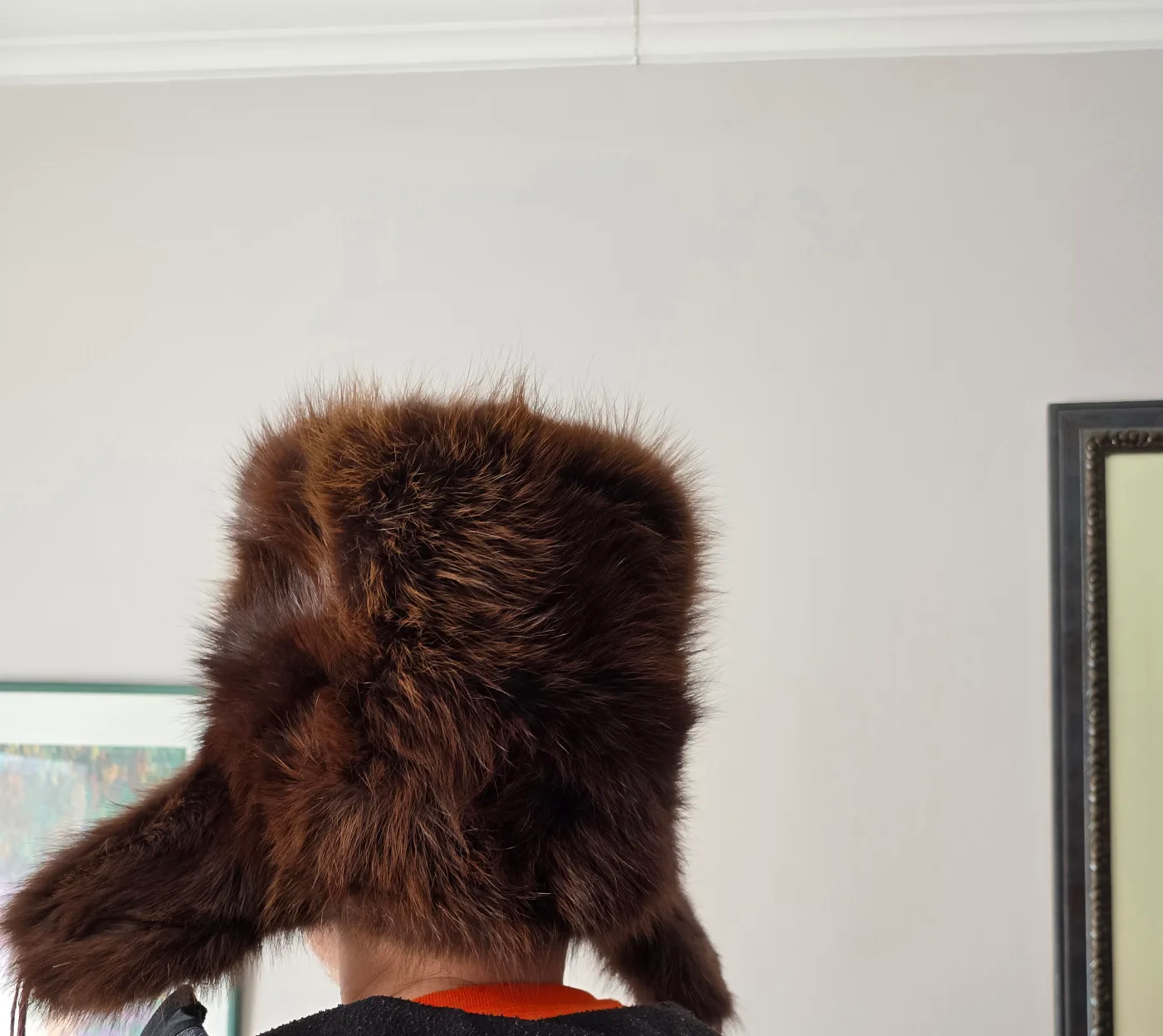 Brown Fur Ushanka Hat image indicator(2)