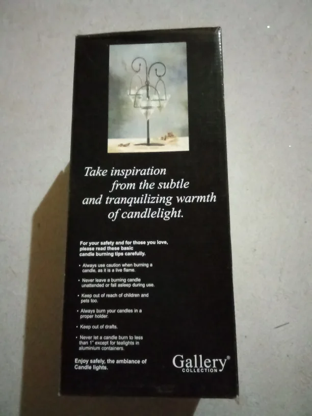 NEW Wrought Iron Candle Holder image indicator(2)