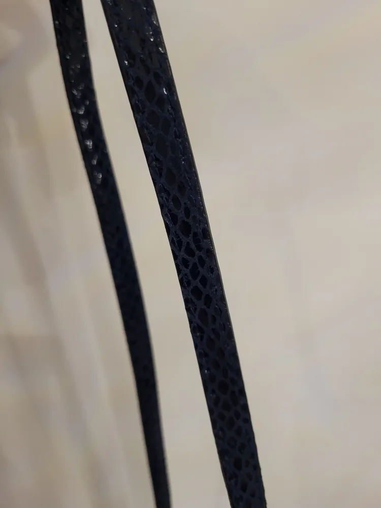 Michael Kors Navy Blue Snakeskin Crossbody Bag image indicator(3)