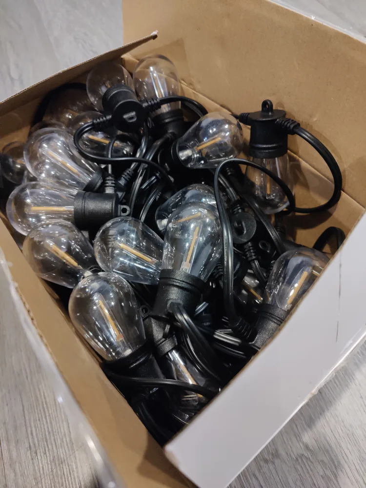 Banord 102FT Outdoor String Lights, Waterproof Patio Lights image indicator(3)