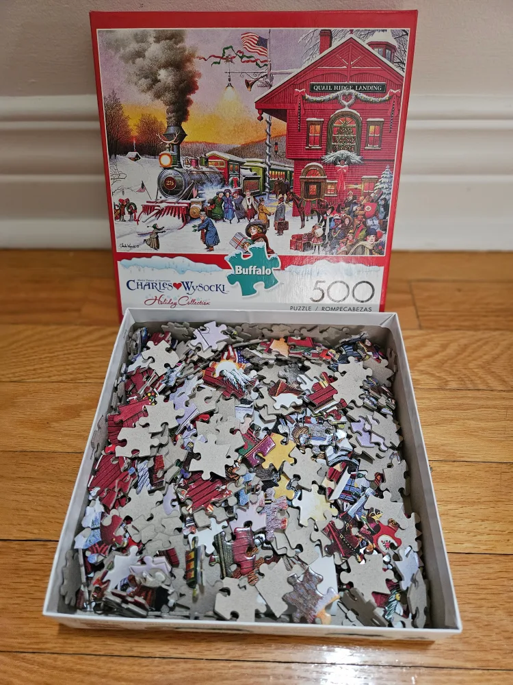 500-Piece Charles Wysocki Holiday Collection Puzzle image indicator(2)