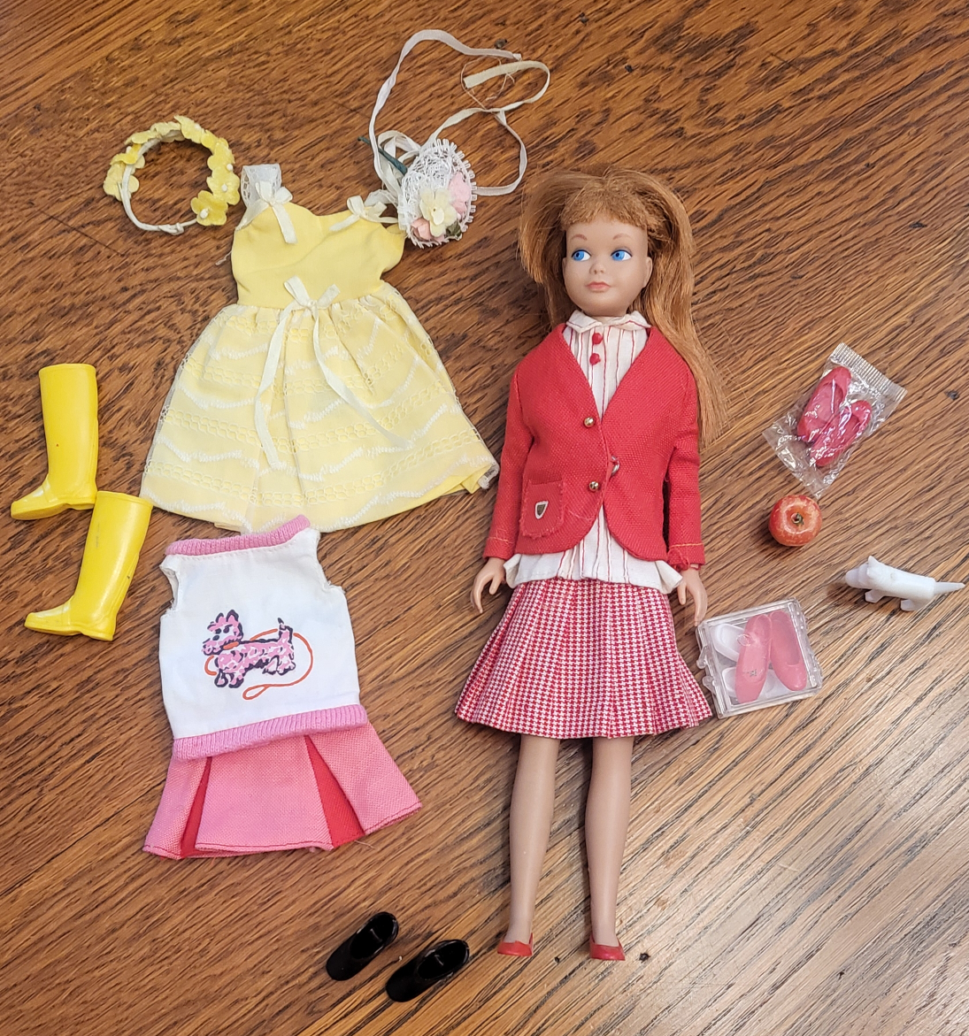 Vintage Skipper Barbie Doll & Accessories in Original Box
