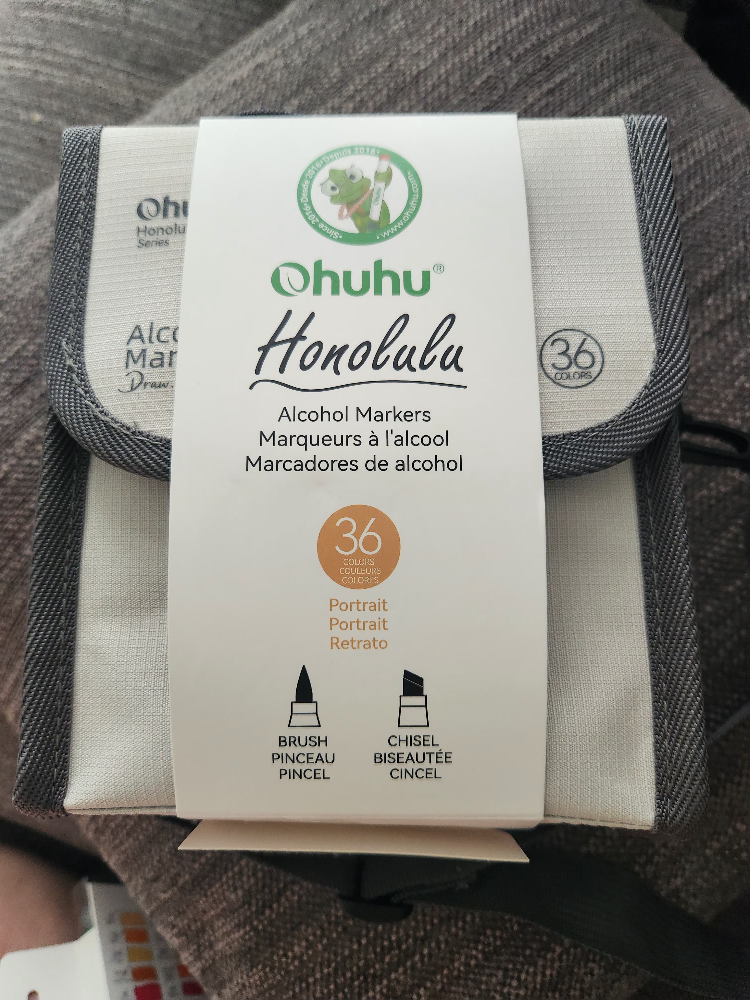 Ohuhu Honolulu Portrait Skintone Alcohol Markers