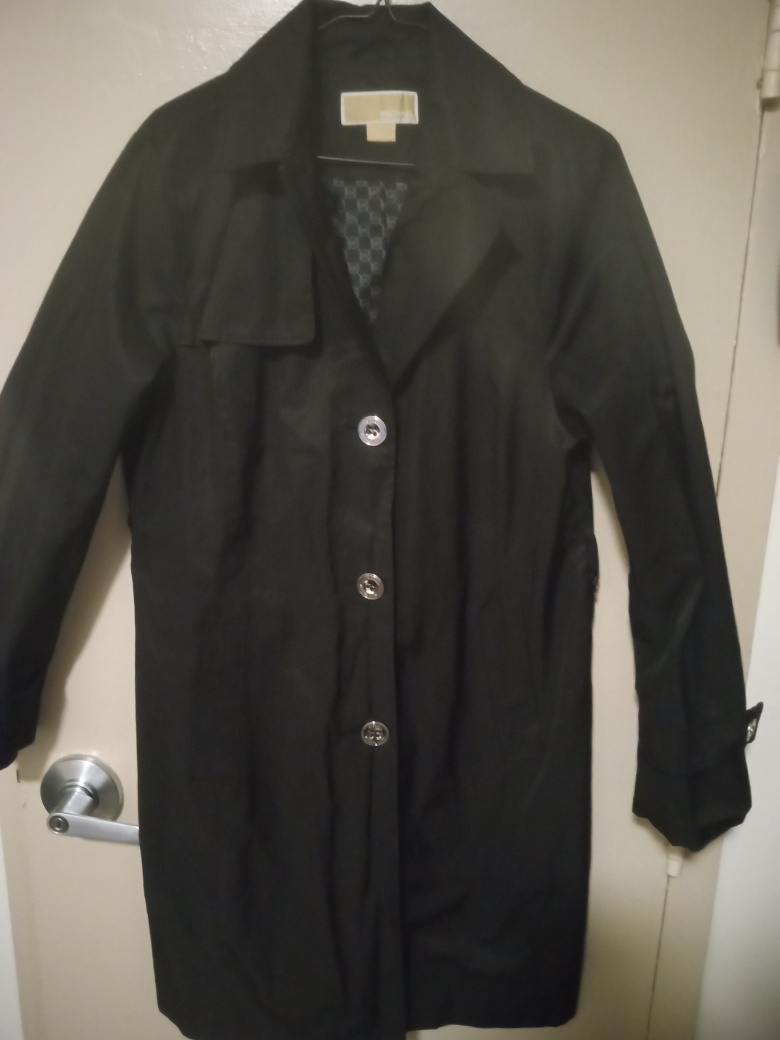 Michael Kors Black Trench Coat